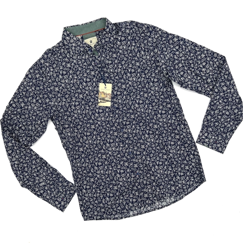 Button up shirt blouse t-shirt floral slim fit tee top long sleeve camisole
